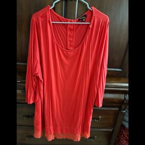 Cupio orange blouse. EUC